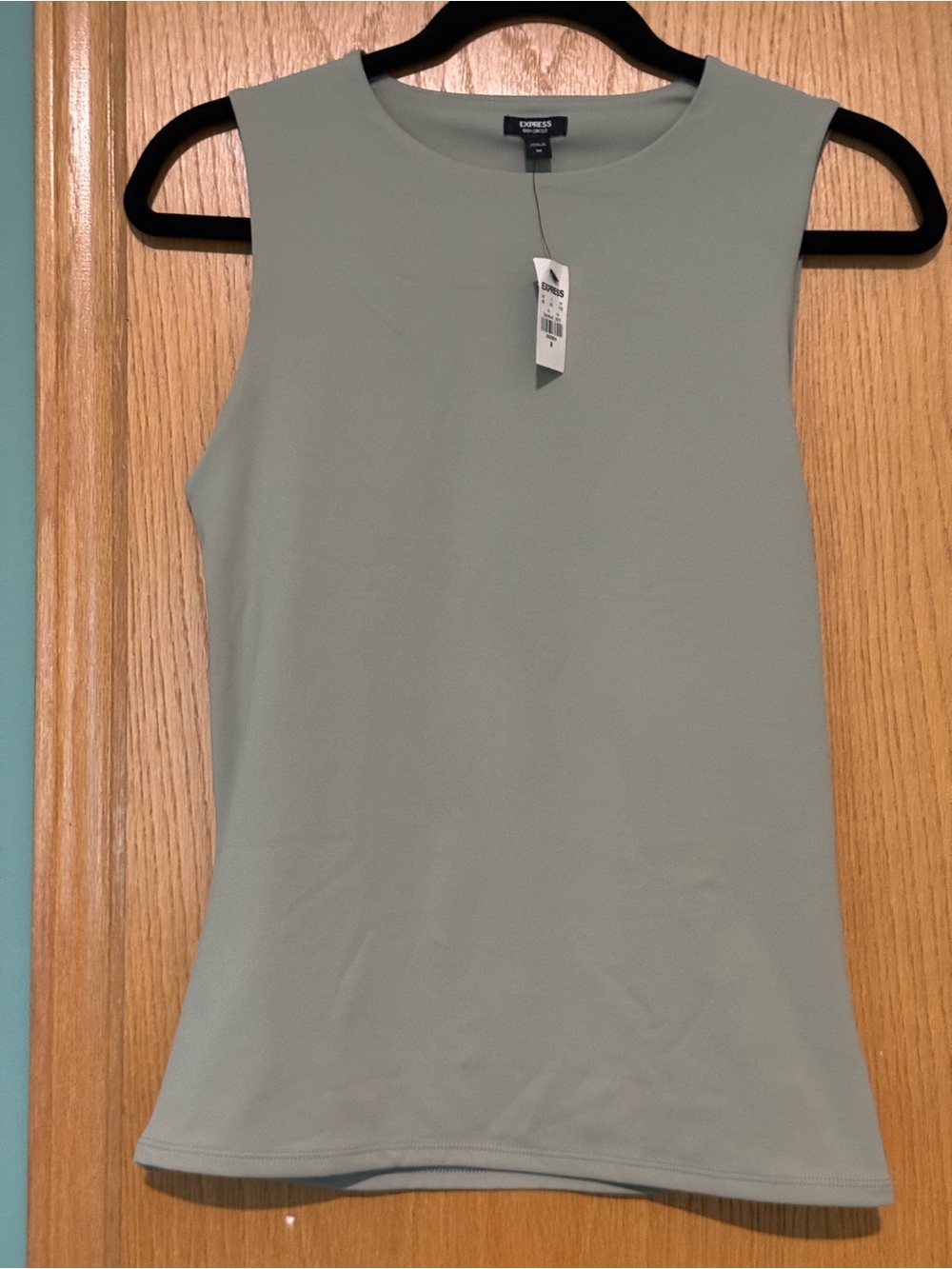 Express Sleeveless Tank Top in Sage